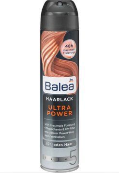 Лак для волосся Balea Ultra Power №5, Сильна фіксація без прилипання, 300 ml 00000000010 фото