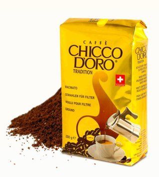 Кава мелена Caffe Chicco D'oro Tradition, 100% арабіка, 250 g 00000002516 фото