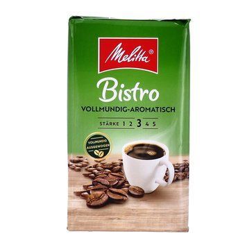 Кава мелена Melitta Bistro VOLLMUNDIG-AROMATISCH, Купаж арабіка/робуста, 500 g 00000002818 фото