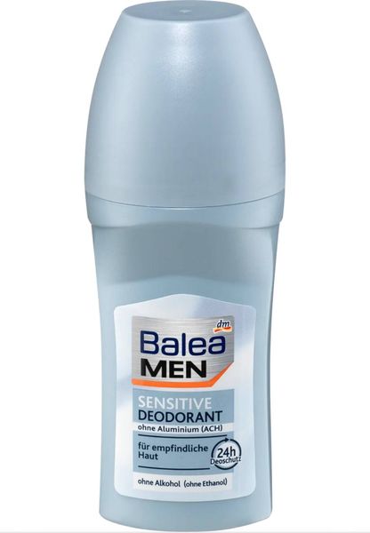 Дезодорант кульковий для чоловіків Balea MEN Sensitive, 50 ml 00000000891 фото