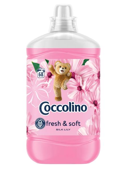 Кондиціонер для білизни Coccolino fresh&soft Silk Lily, Шовкова лілія, 68 прань, 1700 ml 69976977 фото