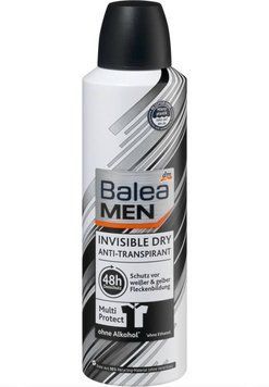Антиперспірант-спрей для чоловіків Balea MEN Invisible Dry, 200 ml 00000000890 фото