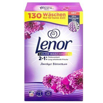 Порошок для прання Lenor Сolor Amethyst Blutentraum, Для кольорового,Аромат квітів,130 прань, 8450 г 80705841 фото