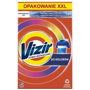 Порошок для прання Vizir Color, Для кольорового, 60 прань, 3,3 кг 00000002618 фото