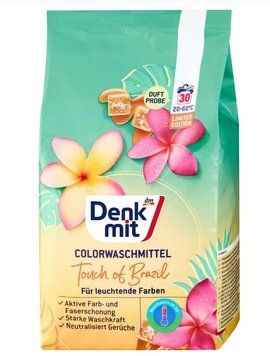Порошок для прання Denkmit, Для кольорового, Touch of Brazil, 30 прань, 1,95 кг 00000003366 фото