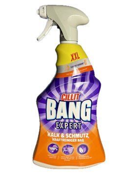 Спрей-засіб CILLIT BANG EXPERT, Для ванної кімнати, Проти вапняного нальоту, 1000 ml 00000002766 фото