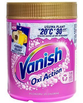 Порошок Vanish Oxi Action Color, Для видалення плям, Без хлору, Для кольорового, 470г 3269105 фото