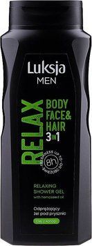 Гель для душу Luksja Men 3in1 Relax Relaxing, 500 ml 00000002020 фото