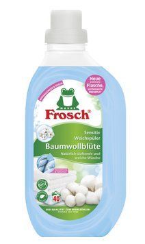 Кондиціонер для білизни Frosch Sensitive, Бавовна, Гіпоалергенний, 40 прань, 880 ml 00000003469 фото