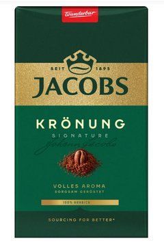 Кава мелена Jacobs Kr&ouml;nung Signature, 100% Арабіка, 500 g 10030316 фото
