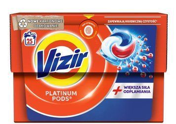 Капсули для прання Vizir Platinum PODS, Для білих і світлих тканин, 25 шт. 00000002620 фото