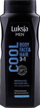 Гель для душу Luksja Men 3in1 Cool Refreshing, 500 ml 00000002019 фото