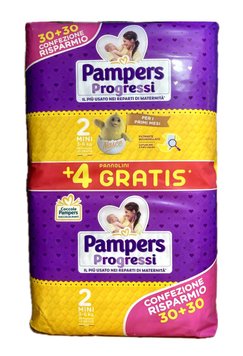 Підгузки Pampers Progressi Mini, 2 (3-6 кг) 60 шт. 91039219 фото