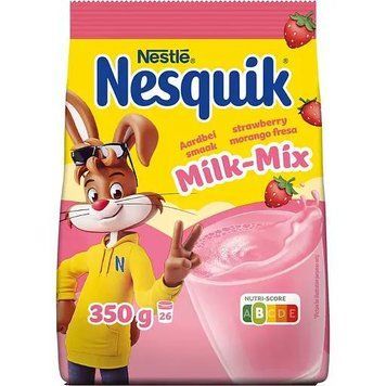 Суміш для приготування напою Nesquik Milk-Mix, Зі смаком полуниці, 350 г 00000002520 фото