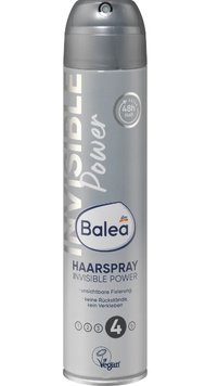 Лак для волосся Balea Invisible Power №4, Невидима сила, 300 ml 00000001920 фото