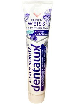 Зубна паста Dentalux Seiden-Weiss, 4-кратний захист, 125 ml 00000001151 фото