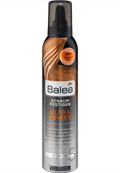 Піна для волосся Balea Ultra Power №5, Ультрасильна фіксація, 250 ml 00000000006 фото