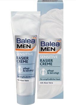 Крем для гоління Balea MEN Sensitive, Для чутливої шкіри, 100 ml 00000002220 фото