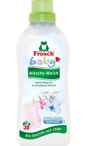 Кондиціонер для білизни Frosch Baby, Гіпоалергенний, 30 прань, 750 ml 00000002121 фото