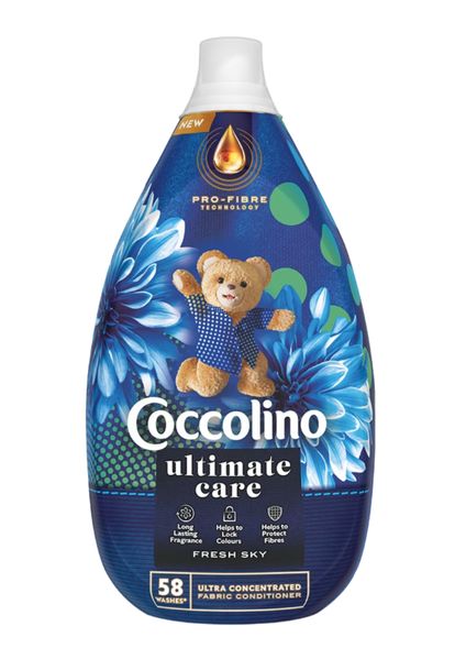 Концентрований кондиціонер для білизни Coccolino Ultimate Care, Свіжий аромат, 58 прань, 870 ml 69986107 фото