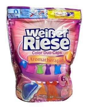 Капсули для прання Wei&szlig;er Riese Duo-Caps Aromatherapie, Для кольорового, Аромат орхідеї, 40 шт. 00000000201 фото