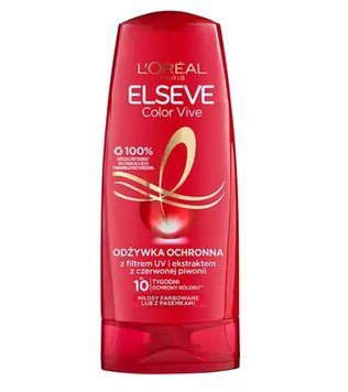 Кондиціонер L'Oreal Paris Elseve Color Vive,Для фарбованого волосся,З екстрактом півонії і UV,250 ml 00000001972 фото