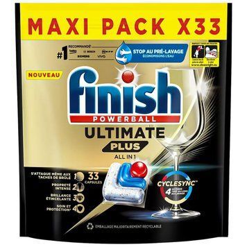 Таблетки для посудомийної машини Finish Ultimate Plus Allin1, 33 шт. 00000002422 фото