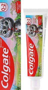 Дитяча зубна паста Colgate, Від 0-2 років, Зі смаком полуниці, 50 ml 00000002473 фото
