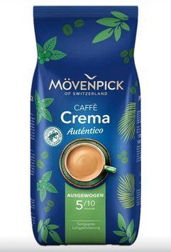Кава в зернах M&ouml;venpick Caff&egrave; Crema Aut&eacute;ntico, 100% арабіка, 1 kg 00000002973 фото
