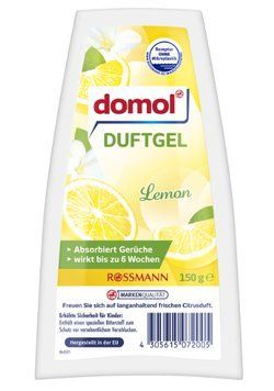 Освіжувач повітря гелевий domol Lemon, Лимонний аромат, 150 g 00000002274 фото