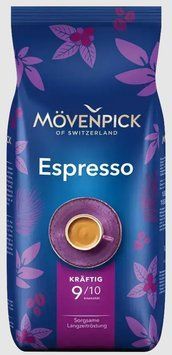 Кава в зернах M&ouml;venpick Espresso, Купаж арабіка/робуста, 1000g 00000003524 фото