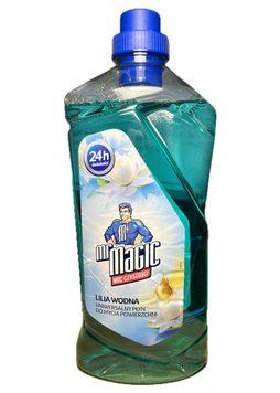 Засіб для миття підлоги Mr. Magic, Універсальний, Водяна лілія, 1,5 L 00000001625 фото