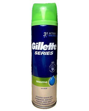 Гель для гоління Gillette Series Sensitive, З алоє для чутливої шкіри, 200 ml 90504534 фото