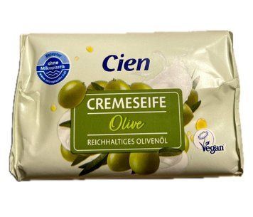 Тверде крем-мило Cien Olive, Оливкове, 150 g 00000001879 фото