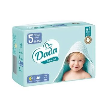 Підгузки Dada Extra Soft, 5 (15-25 кг) 42 шт. 00000000872 фото