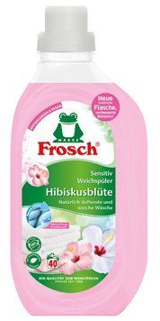 Кондиціонер для білизни Frosch Sensitive, Квітка гібіскуса, Гіпоалергенний, 40 прань, 880 ml 00000003622 фото