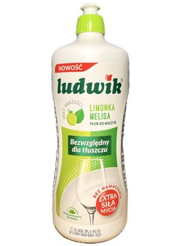 Засіб для ручного миття посуду Ludwik, Лайм і меліса, 900 g 82286v05 фото