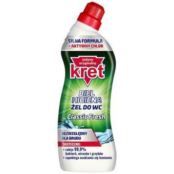 Гель для чищення унітазів Kret Classic Fresh White and Hygiene, 750 ml 00000003025 фото