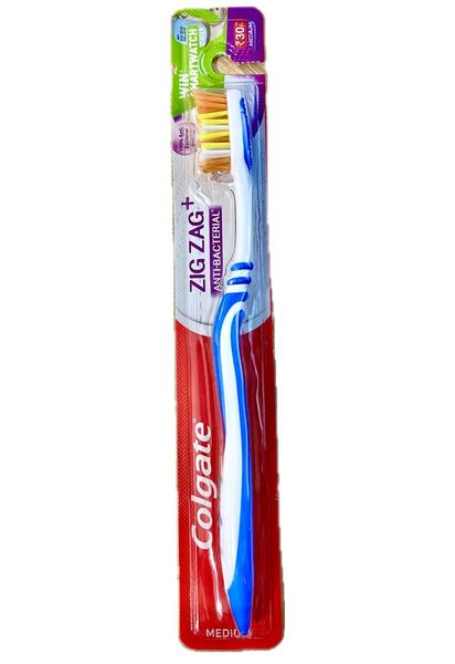 Зубна щітка Colgate Zig Zag +, Medium, Середньої жорсткості. 00000001778 фото