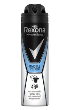 Антиперспірант-спрей для чоловіків Rexona Men Invisible ice Fresh, 150 ml 00000001949 фото