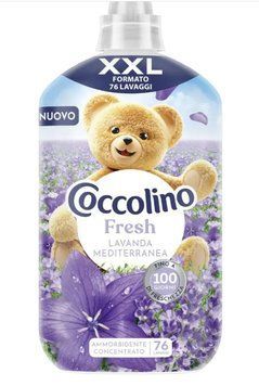 Кондиціонер для білизни концентрат Coccolino XXL Fresh Lavanda Mediterranea, 76 прань 1750ml 00000003397 фото