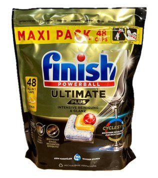 Таблетки для посудомийної машини Finish Ultimate Plus Lemon, 48 шт. 00000002549 фото