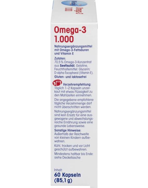 Капсули Mivolis Omega-3 1000, 60 шт. 85 g 00000001327 фото