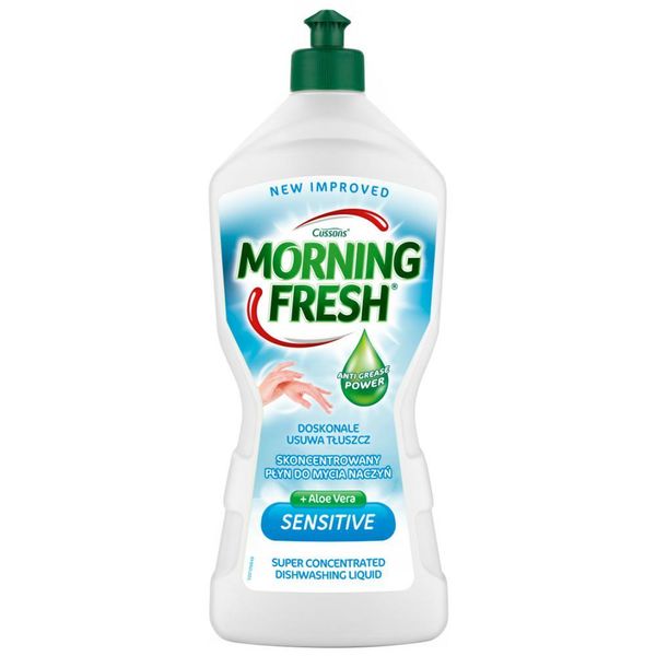 Засіб для ручного миття посуду Morning Fresh Sensitive + Aloe Vera, 900 ml 500109859 фото