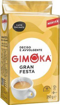 Кава мелена Gimoka Gran Festa, Купаж арабіка/робуста, 250 g L31X фото