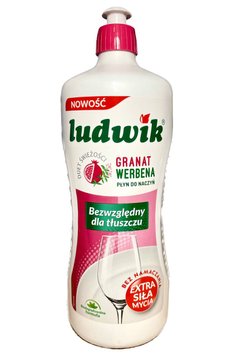 Засіб для ручного миття посуду Ludwik, Гранат і вербена, 900 g 82292v04 фото