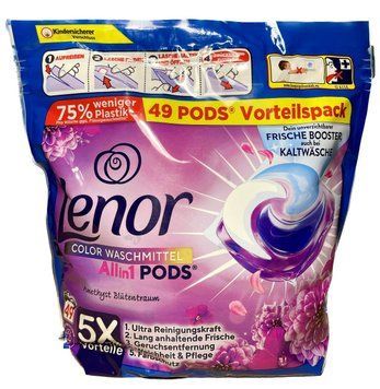Капсули для прання Lenor Allin1 Amethyst Blutentraum, Для кольорового, 49 шт. 90430535 S725 фото