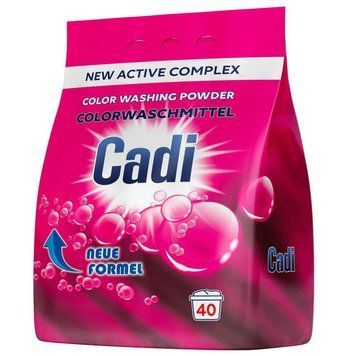 Порошок для прання CADI Color, Для кольорового, 40 прань, 2,6 кг 00000000137 фото