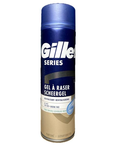 Гель для гоління Gillette Series, З зеленим чаєм для чутливої шкіри, 200 ml 90448617 фото