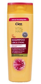 Шампунь Cien Vital Hair Long & Strong, Для довгого та пошкодженого волосся, 400 ml 00000002927 фото